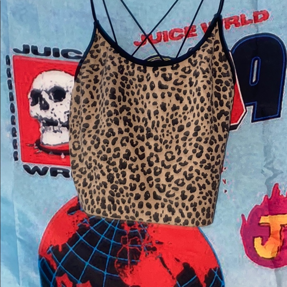 Cheetah crop top